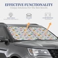 thumbnail image 4 of Balery 2 Piece Hello Car Windshield Sun Shade|Foldable Front Windshield Shade for Car Front Window for Most Sedans SUV Truck-Small, 4 of 7