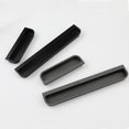 thumbnail image 4 of Zinc Alloy Recessed Cabinet Handle 4 Pack Flush Pull for Sliding Door Kitchen Drawer, Gold, 4 of 7