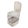 thumbnail image 4 of Large Capacity Rice Storage Container With Airtight Seal, Moisture Prevention Plastic Flour Holder Dispenser Bin For Home Kitchen, 4 of 8