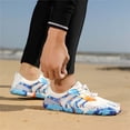 thumbnail image 5 of KANG Fashion Unisex Quick-Dry Water Shoes, Lightweight River-Tracing Outdoor Footwear, Anti- Beach Shoes for Hiking, Walking, and Light Training Blue 40, 5 of 5