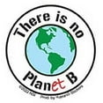 thumbnail image 1 of 2 Stickers, THERE IS NO PLANET B STICKER - World Map - Weather Resistant Long Lasting In / Out Door Decal STICKER - 2", 2 Pieces, 1 of 1