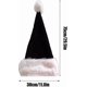 thumbnail image 3 of Sztxj 2 Pcs Black Santa Hat - Deluxe Black And White Christmas Hats Pack compatible Adults, 3 of 5