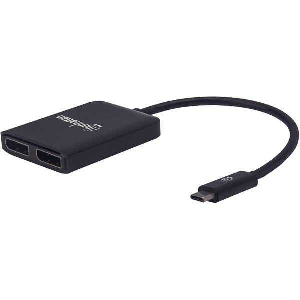 USBC to Dual DisplayPort Adapter MST Hub