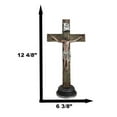 thumbnail image 2 of Christian Religious Accent INRI Jesus Christ Crucifix Desktop Cross Figurine, 2 of 9