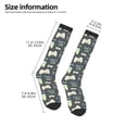 thumbnail image 2 of Honeii Gamers Print Long Socks,Novelty Design Socks Gift for Men and Women,Crew Socks,Calf Socks, 2 of 6