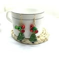 thumbnail image 2 of Yoyauz Women's Christmas Earrings Christmas Earrings - Colorful Acrylic Christmas Holiday Pendant Earrings Great Christmas gifts, 2 of 3