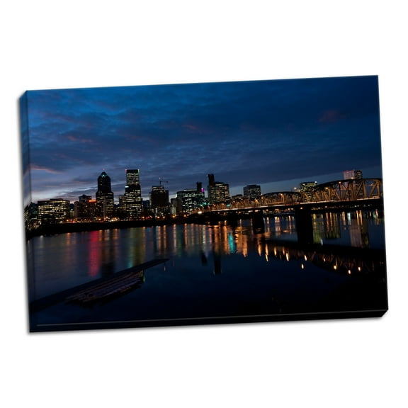 Gango Home Decor Hawthorne Bridge I by Erin Berzel (Ready to Hang); One 36x24in Hand-Stretched Canvas