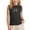 Black, variant on Summer Tank Tops Toddler Girls Casual Lettuce Hem Sleeveless Cute Tanks Shirts School Cute Vacation Tshirts 5 Years, Black