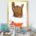 thumbnail image 1 of Designart Christmas Holiday Fancy Santa Claus IV Traditional Framed Wall Art, 1 of 4