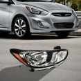 thumbnail image 3 of Front Right Passenger Side Halogen Headlight Headlamp Assembly 12V For 2012 2013 2014 Hyundai Accent, 3 of 20