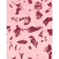 thumbnail image 1 of Ahgly Company Machine Washable Indoor Rectangle Abstract Watermelon Pink Area Rugs, 6' x 9', 1 of 7