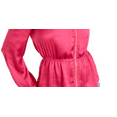 thumbnail image 3 of Thalia Sodi Women's Zip Peplum Top Pink Size X-Large, 3 of 3
