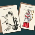 thumbnail image 5 of Twelve Days of Christmas Card Set 12 Days Quirky Funny Cards Countdown Gift Card, 5 of 5