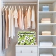 thumbnail image 4 of Yayeee Collapsible Cube Storage Bin with Lid Fabric Closet Decorative Basket with Handles, Retro Floral, 4 of 7