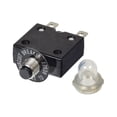 thumbnail image 3 of AlveyTech 35 Amp (35A) 50VDC 125/250VAC Push-Button Reset Circuit Breaker with Metal Threaded Collar, 3 of 5