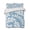 Sky Blue, White, Blue, variant on Quilts Twin Size, Sky Blue Leaves Soft Comforter Bedding Set for Bed, Farmhouse Botanical Branch Vintage Boho Leaf Lightweight Quilted Bedspread with Pillow Cover(2 Pieces) for All Season, 68x86 Inch