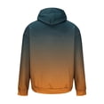thumbnail image 4 of RYDCOT Mens Hoodies Sweatshirt Gradient Fashion Printed Long Sleeve Casual Hoodie with Pockets Yellow, 4 of 5
