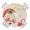 Red Beige, variant on Blue Seahorse Coastal Round Tablecloth for 36-44 Inch Tables,Fitted Table Cover with Elastic Edge,Summer Beach Nautical Ocean Coral Vintage Waterproof Outdoor Table Cloth Protector for Patio Dinner