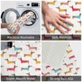 thumbnail image 4 of Bingfone Dachshund Dog Puppy Door Mat 16"x24" Front Entrance Non-Slip Low Profile Washable for Entryway, 4 of 7