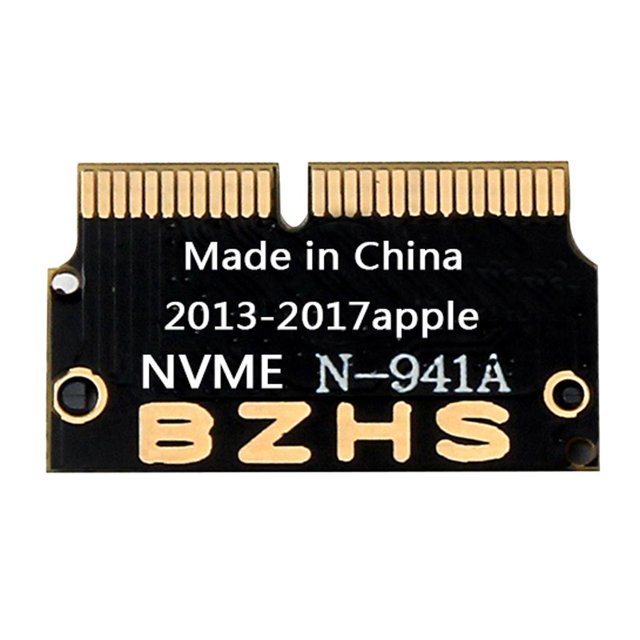 Tarjeta Adaptadora Convertidora M.2 SSD a 2013 2014 2015 2016 para A1465 A1466 A1502 A1398 shamjiam Adaptador convertidor de llave SSD M