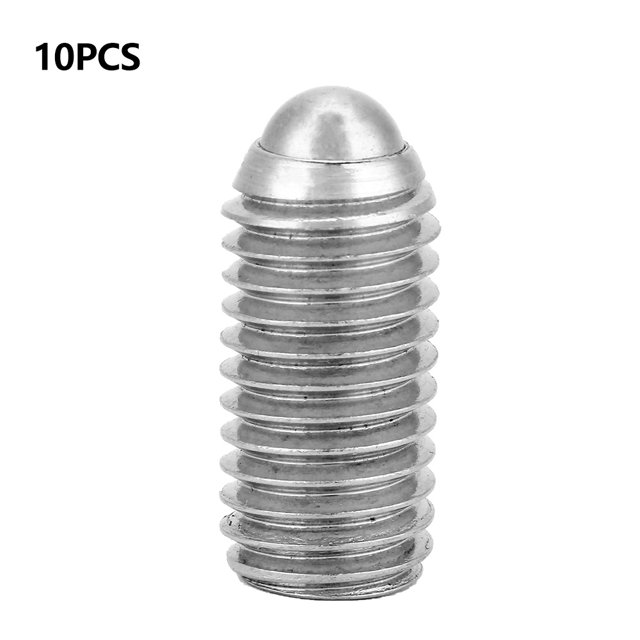 10 tornillos de émbolo de bola de resorte con rosca hexagonal de acero inoxidable M12 (M12*25) VoborMX herramienta