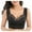 Black, variant on Wireless Bras Women Sports Ring Steel Fitness Out Hollowing Bra Seamless Lace No Vest Underwear Bras Comfy Bra Beige
