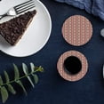 thumbnail image 6 of FMSHPON Merry Christmas Set of 8 Round Coaster for Drinks, Absorbent Ceramic Stone Coasters Cup Mat with Cork Base for Home Kitchen Room Coffee Table Bar Decor, 6 of 6