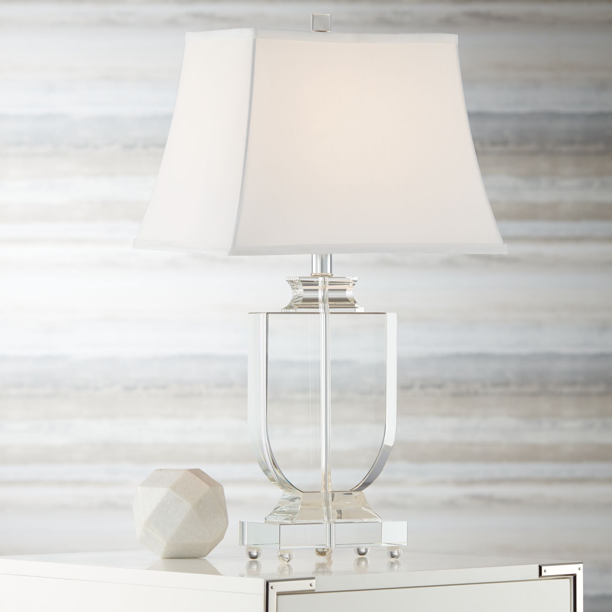 crystal effect table lamp
