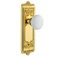 thumbnail image 7 of Grandeur Winhyd_Prv_234 Windsor Solid Brass Rose Privacy Door Knob Set - Bronze, 7 of 7