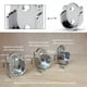 thumbnail image 2 of Riwesomey 2 piezas de soporte para barra de ropa de armario para el hogar, soporte para barra de cortina de dormitorio, soporte para poste de Herramientas eléctricas, 2 of 6