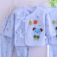 thumbnail image 6 of Wxirdiow Layette Sets for Baby Boy 7 Pieces Newborns Layette Gift Set for Boys & Girls Newborn Baby Clothes Blue Size,0-3 Months, 6 of 6
