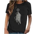 thumbnail image 1 of Pompotops T-shirt à Col Rond Imprimé pour Femmes en Solde, 1 of 7