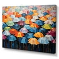 thumbnail image 2 of Designart "Spectrum Of Umbrellas I" Sky Canvas Prints, 2 of 7