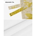 thumbnail image 6 of Tie Up Valance Curtain for Kitchen,Farm Yellow Sunflower Butterfly Rod Pocket Short Curtains Adjustable Tie-Up Shade Valances,You Are My Sunshine Vintage Window Treatment for Bathroom Living Room, 6 of 8