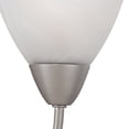 thumbnail image 3 of Atlas Lighting and Home 9-Light Ceiling Chandelier with Frosted Glass Shade - 22.5" - Matte Nickel, 3 of 3