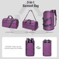 thumbnail image 3 of Bolsa Garment Duffle Convertible Bukere para Equipaje de Mano 55L, 3 of 7