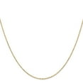 thumbnail image 6 of Auriga Fine Jewelry 14K Yellow Gold 1.2mm Beaded Chain Necklace 14inch for Women, 6 of 6