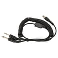 thumbnail image 1 of Cable Adaptador De Auriculares Mini XLR A GA Con Enchufes Duales, Reemplazo De Cable Adaptador De Auriculares De Aviación General Resistente Y Portátil Para Conectores PJ068, 1 of 7