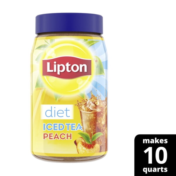 Lipton Diet Peach Iced Tea Mix, 27.8 Oz