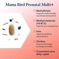 thumbnail image 6 of Best Nest Wellness Mama Bird Prenatal Vitamins, Methylfolate, B12, Organic, Vegan, 30 Count, 6 of 7