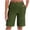 *1-Army Green, variant on VBVC Women's Straight Leg Bermuda Shorts,Stretchy Pull On Shorts For Women,Ladies Breathable Pants with Pockets,Gray,S-3XL