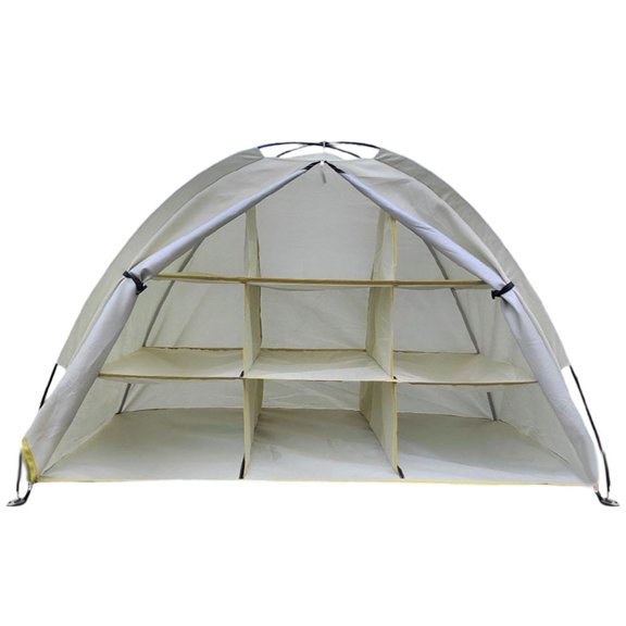 Organize Your Camping Essentials In This Spacious 9 Shelf Outdoor Storage Tent