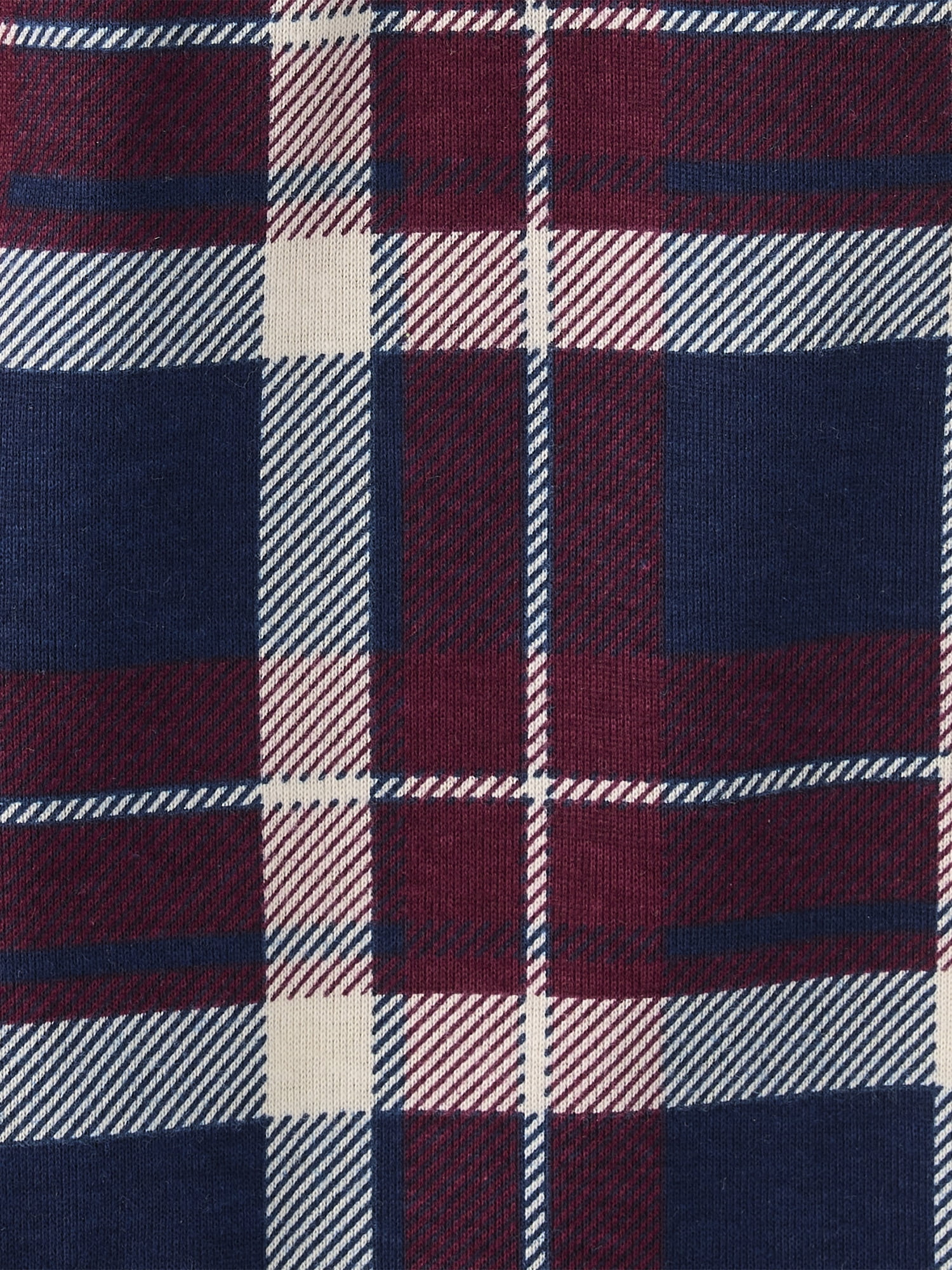 The Children's Place Boys Long Sleeve Plaid Henley Snug Fit Cotton PJs, Sizes 4-16
