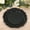 Black, variant on Balsa Circle 20 Gold Round 10" Plastic Dinner Plates Reef Design Disposable Tableware