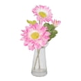thumbnail image 3 of Vickerman 9" Gerbera Daisy Arrangement in Clear Vase, 3 of 4