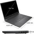 thumbnail image 3 of HP Victus 15.6" FHD 144Hz Gaming Laptop, AMD Ryzen 5 7535HS, 16GB DDR5, 1TB SSD, Backlit KB, SD Card Reader, Wi-Fi 6, Bluetooth, Win11 HS, NVIDIA GeForce RTX 2050, Mica Silver + Mazepoly Accessories, 3 of 7