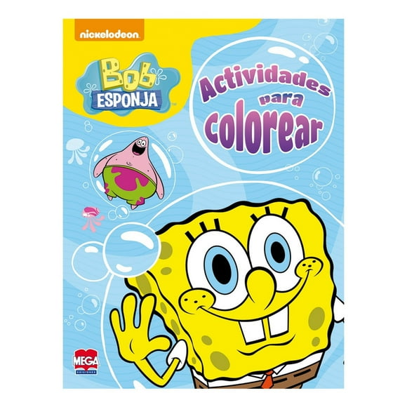 Bob Esponja Actividades 96 páginas Ediciones Larousse Tomo 1
