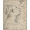 thumbnail image 2 of Gregorio Pagani 20x24 Gold Ornate Framed and Double Matted Museum Art Print Titled - The Head and Shoulders of a Woman in Profile (1592), 2 of 4