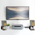 thumbnail image 4 of 2Pcs Desktop Speaker Stand, Studio Monitor Riser - 5° Incline Design Improve Listening Experience, Desk Audio Stand for Speaker, Cantilevered Speaker Stand,Vibration Absorption Pad, 4 of 8