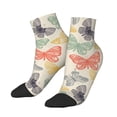 thumbnail image 2 of Bingfone Butterfly Design Patterned Men'S Women'S Casual Cotton Socks, 2 of 9